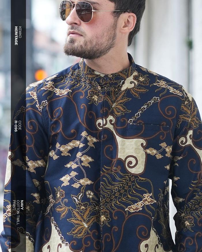SAMASE R-096 Original Kemko Full Batik Lengan Panjang - Kemko Heritage