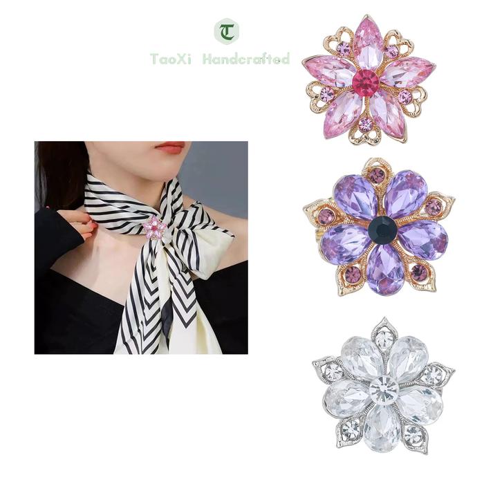 TaoXi Handcrafted Bros Aksesoris Wanita Aestetik Impor Anti Karat Desain Unik Cocok untuk Berbagai G