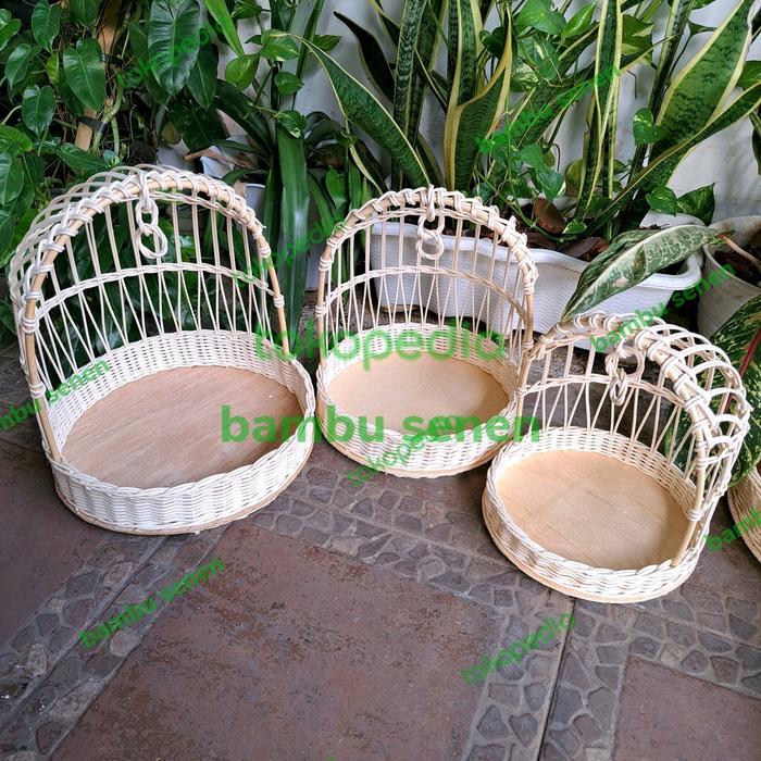 keranjang rotan sangkar keranjang buah