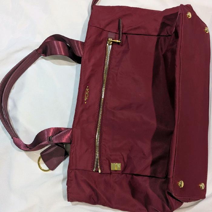 TUMI VOYAGEUR MAUREN TOTE/TOTE BAG TUMI MERAH/TOTE BAG WANITA TUMI