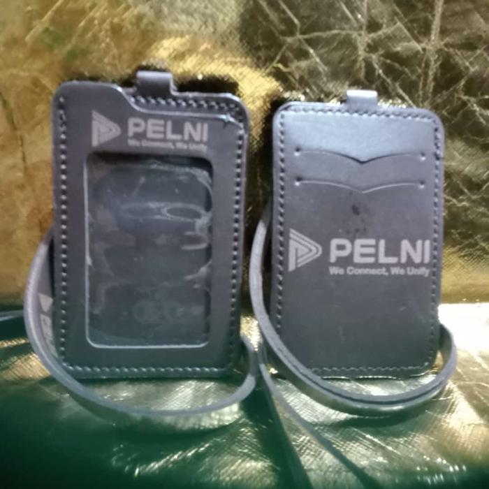 PELNI Kalung Gantungan ID Card Pelni Tanda Pengenal Lanyard dengan Desain Logo PELNI dan Tulisan We 