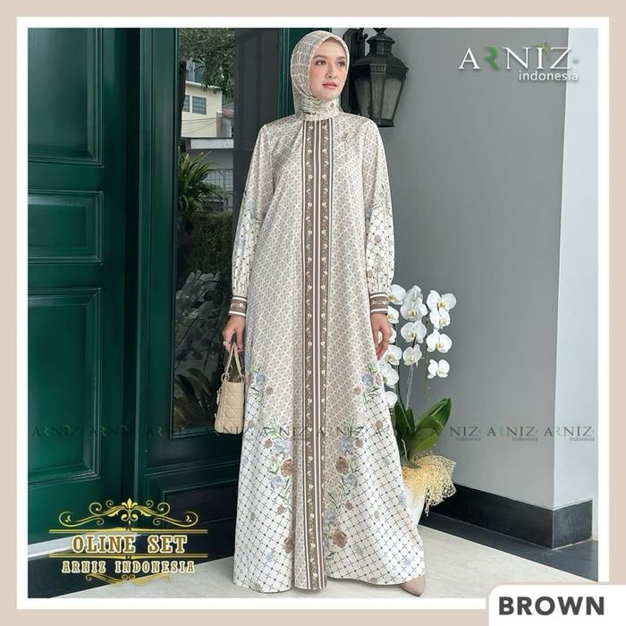 Oline Dress Arniz | Oline Dress | Gamis | Arniz Indonesia