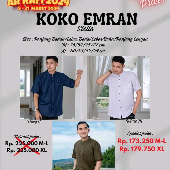 Koko Emran Arrafi // Koko lengsn pendek // koko Ori