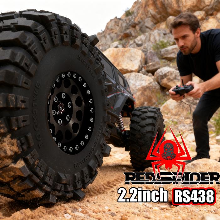 Best 2.2In Crawler Tires Rubber Tyre Gift Foam 110 Rc Car Axial Scx10 90046 Axi03007 D90 Traxxas Tr