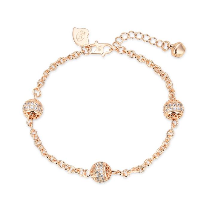 HYL JEWELRY COD Couple gelang titanium wanita anti karat murah emas muda korea selamanya rantai pria