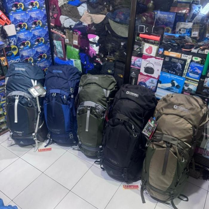 ASLI consina everest 60 + 5 L anti gravity tas gunung carrier ransel 60L 70L READY STOCK