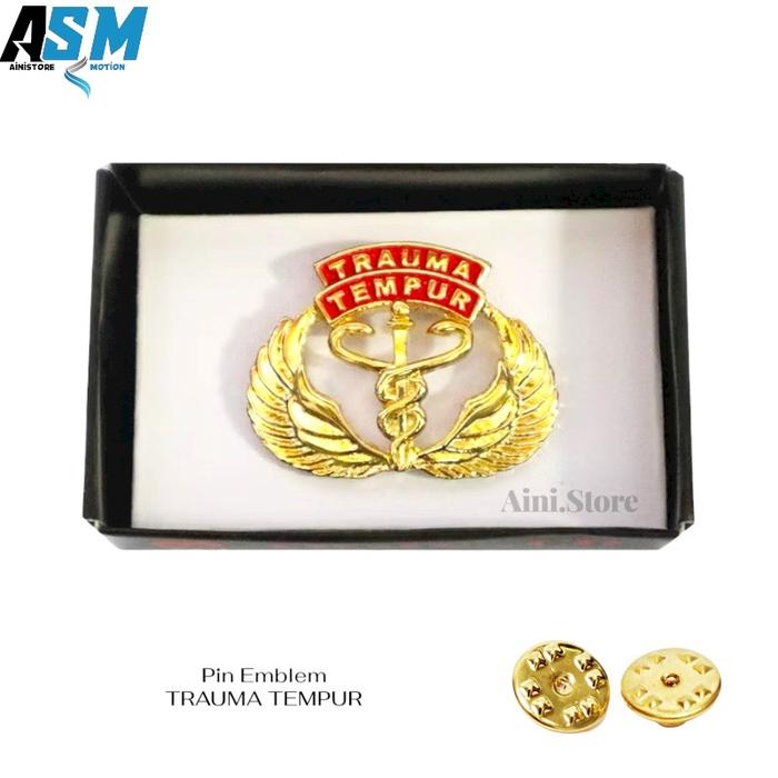 Wing Brevet Trauma Tempur PDH / Pin Brivet Trauma Tempur Gold Premium