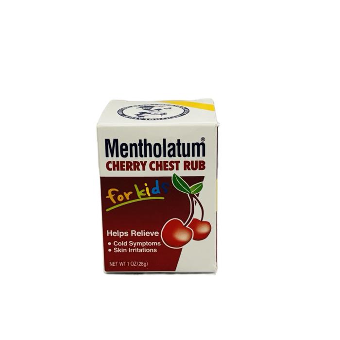 Mentholatum cherry chest rub for kids 28gr