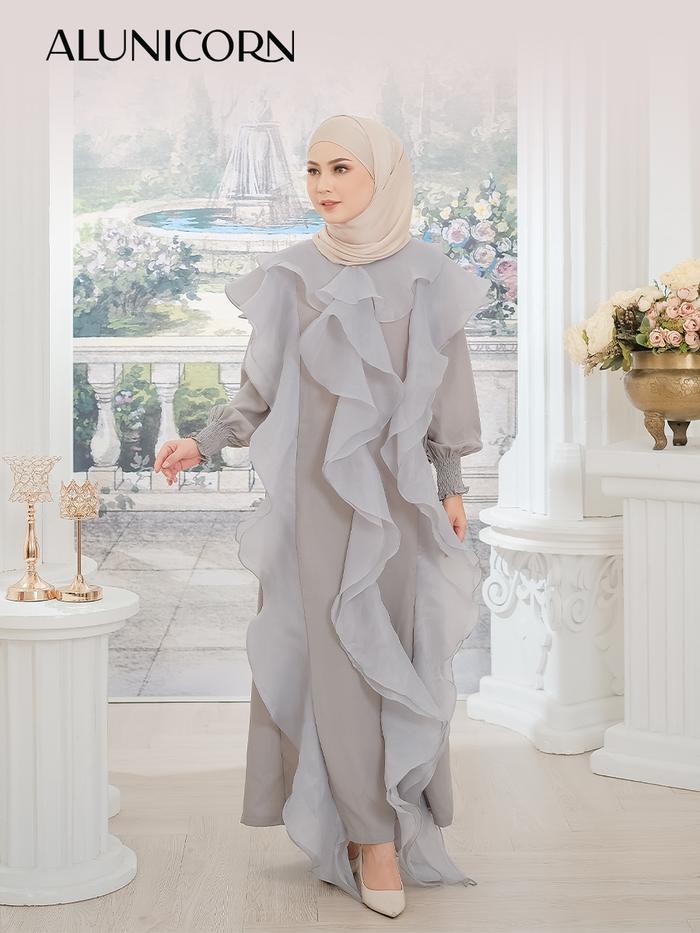 Alunicorn - Isyara Dress - Maxi Dress - Organza Dress