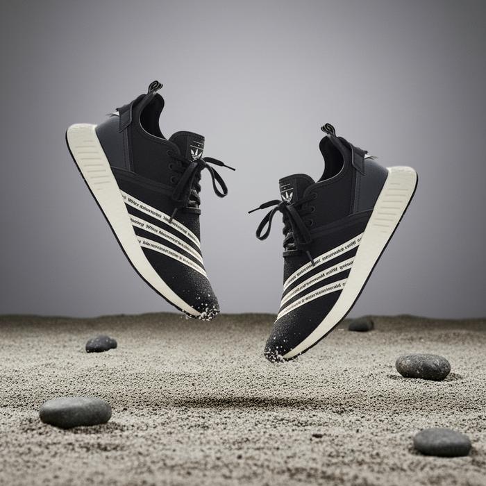 Sepatu White Mountaineering x Adidas NMD R2 size 40.7