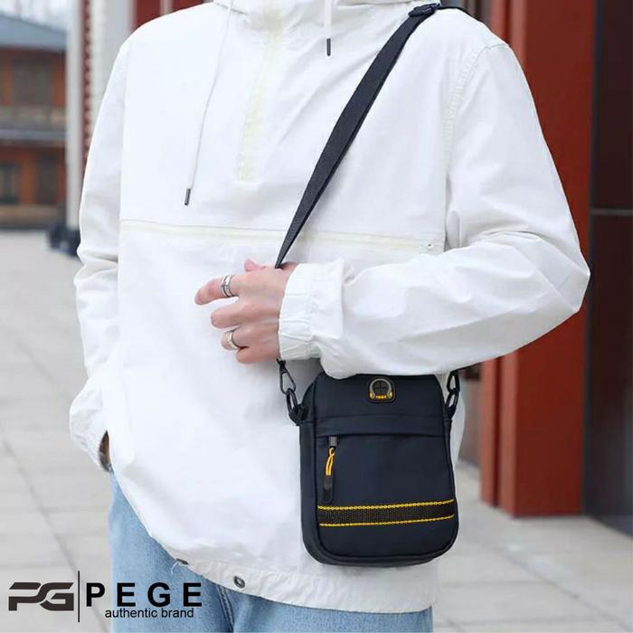 Tas SlingBag Bahu Pria PEGE Alton Selempang Pria Casual Trendy - PG 8992