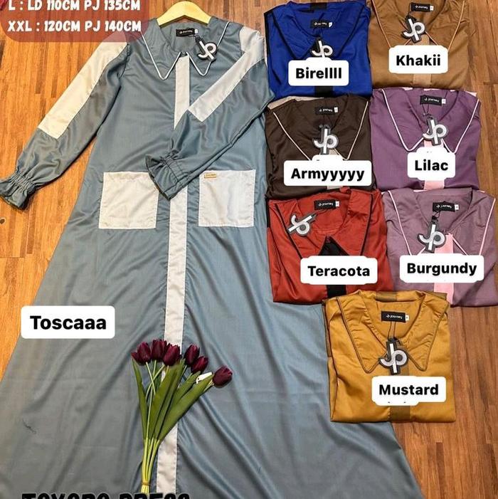 GAMIS TOYOBO DRESS BY JOURNEY SCARVES PROMO SPESIAL RAMADHAN