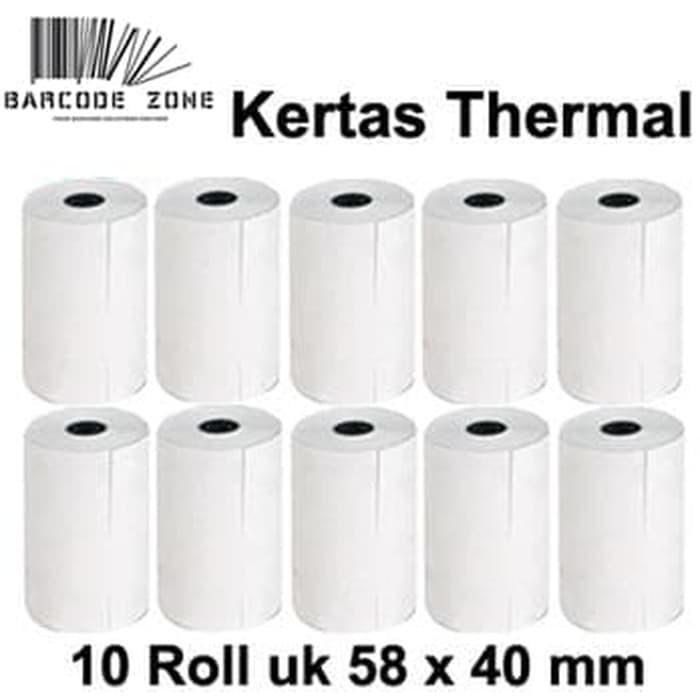 Kertas Struk Thermal Paper / POS Mobile Printer - EDC VSC 58x40mm -13