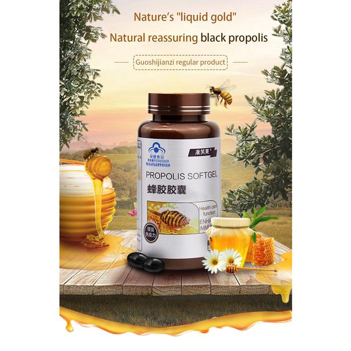 Propolis kapsul 60 Total moderen 7.14g kapsul lembut Propolis makanan
