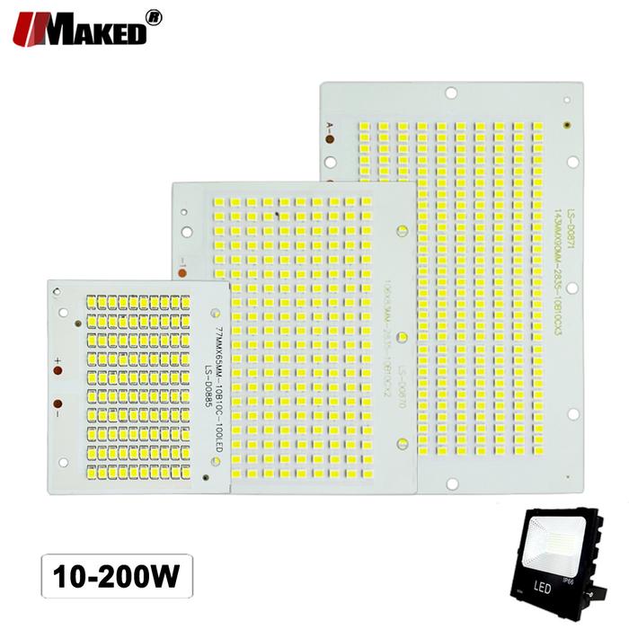 5PC LED Floodlight PCB Replace Plate10 20 30 50 100 150 200W SMD2835