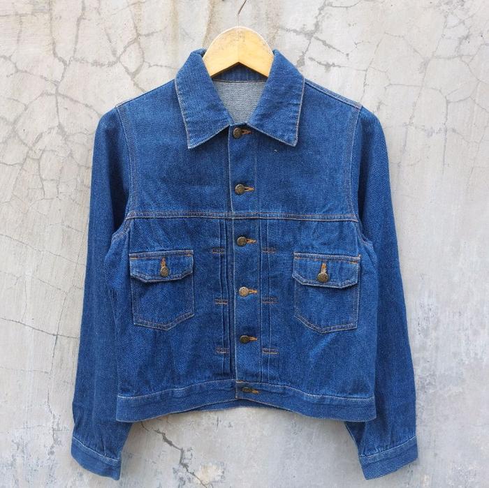 jaket trucker trady collections denim jeans second