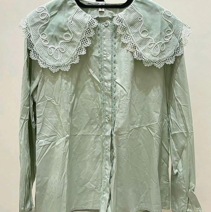 (BIGSIZE) Kemeja Blouse Victorian Vintage