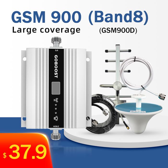 GSM 900MHz Signal Booster Band 8 Repeater Amplifier 2G 3G Cellular