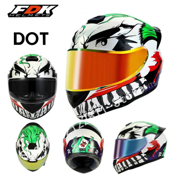 FDK Motorcycle Helmet Racing Motocross Moto Helmets Full Face Helmets