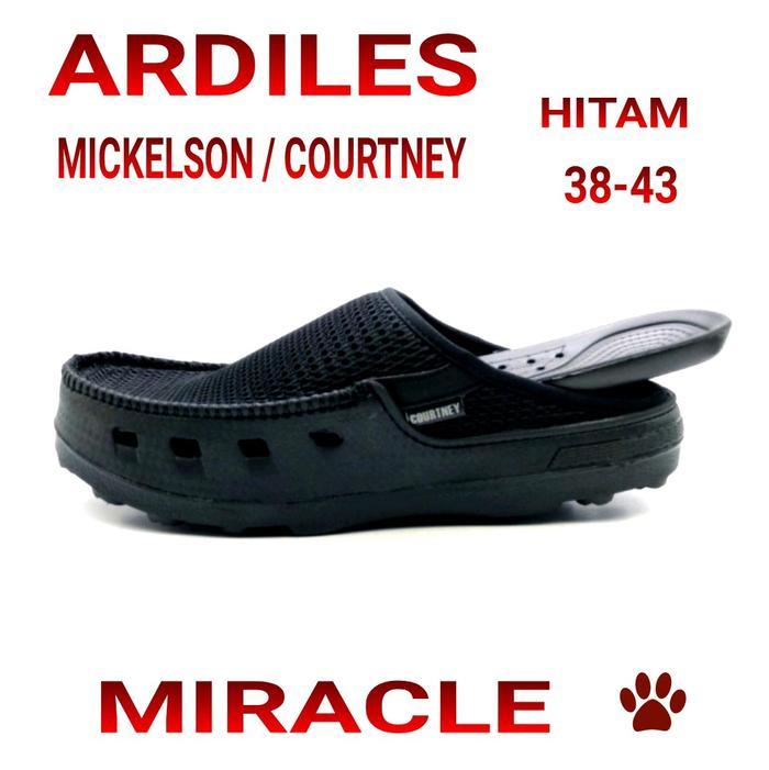 SEPATU SLOP ARDILES COURTNEY(CC) Mickelson(MC) TRENDY KEREN ELEGANT ANTI SELIP ANTI AIR Karet - MC M