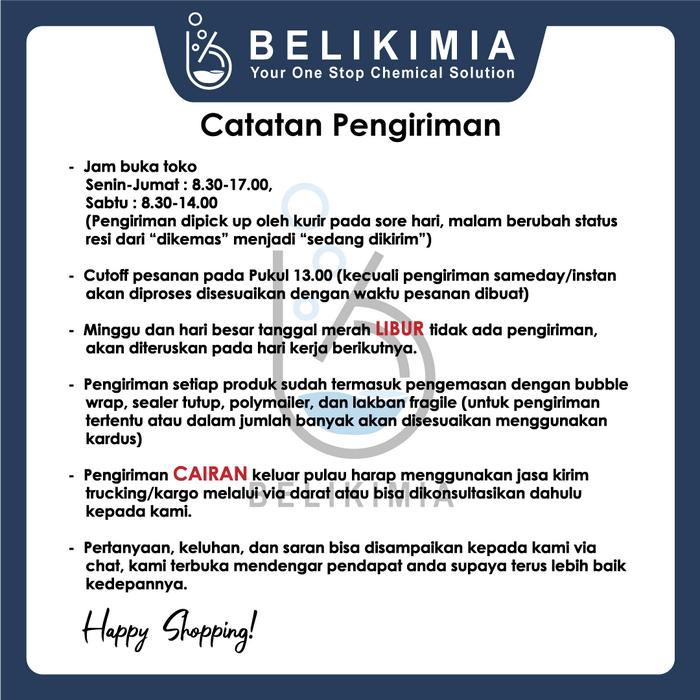 Biang Cuka 500 GRAM - Acetic Acid - Cuka Makan Food Grade - Pembeku Getah Karet - Cuka Pembersih