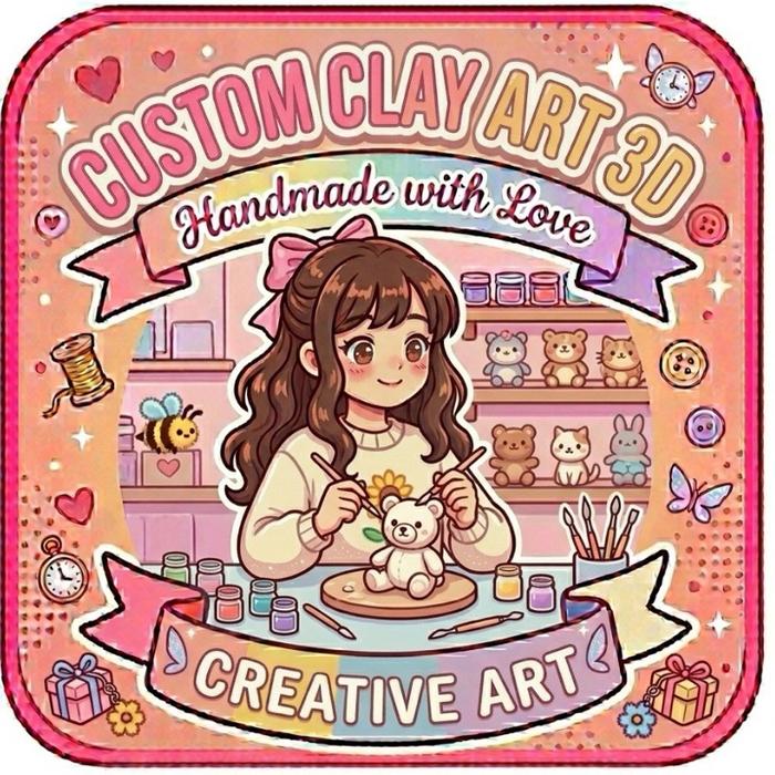 CUSTOM FIGURE 3D CLAY DP SAJA