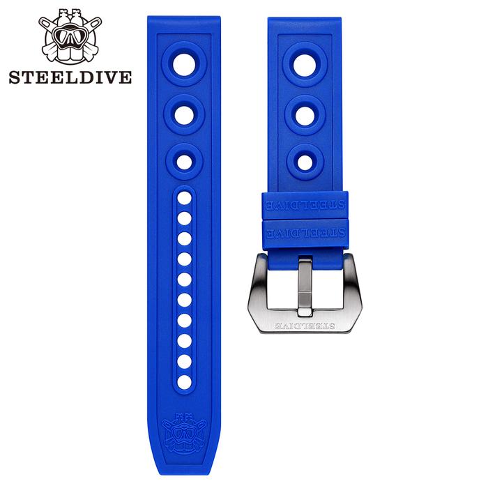STEELDIVE Automatic Watch Strap Rubber Watch bands Automatic Watch