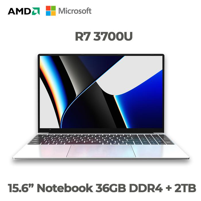 Max RAM 36GB + MAX Rom 2TB SSD 15.6 Inch Laptop Metal Ultrabook AMD