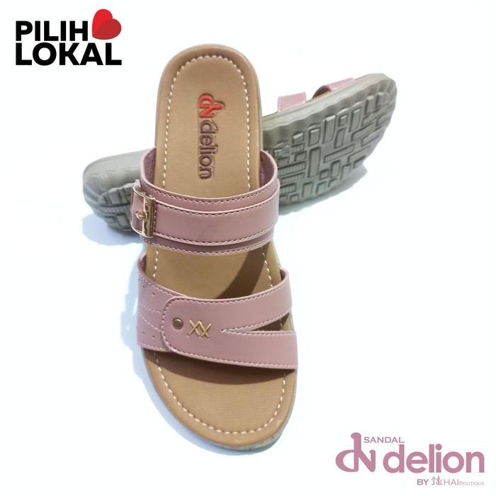 Sandal Wanita Murah Slip Casual Santai Teplek Selop Sendal Cewek Flat Slop Flip Flop Cantik Gesper -