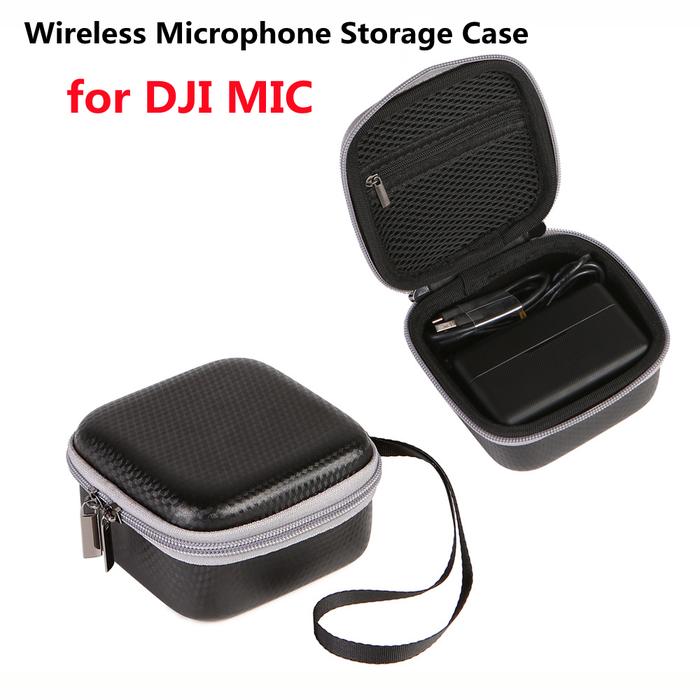 Wireless Microphone Mini Storage Case for DJI MIC Portable Hand Hard
