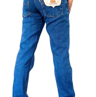 PROMO Beli 1 dapat 2 celana jeans pria panjang lea 606 celana jeans lea standar reguler Fit Denim De