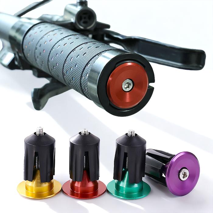 1 Pair Mountain Road Bike Handlebar End Plugs Aluminum Alloy Handle Bar End Cap BMX MTB Bike Grip Co