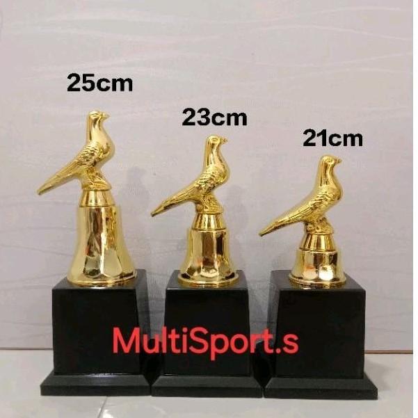 PIALA TROPHY LOMBA BURUNG MERPATI LESER 1 SET 123