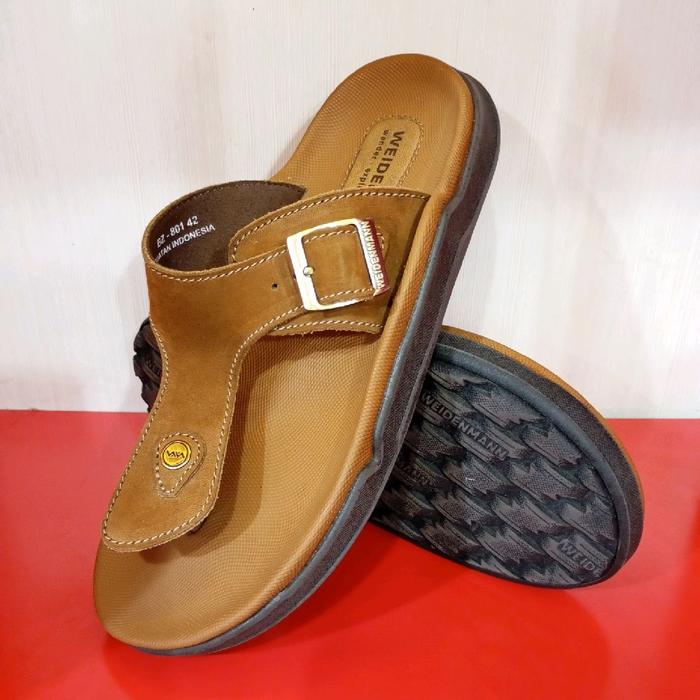 Weidenmann BZ801 Sandal Kulit Pria Ukuran 39-43 Material Terbaik Kuat Dan Nyaman Dengan Desain Elega