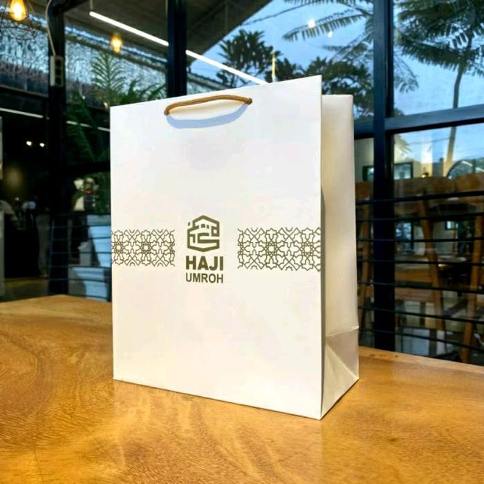 paperbag haji / umroh . custom Kertas