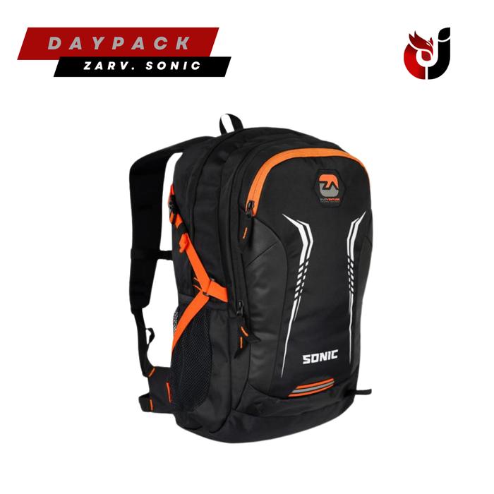 Tas Ransel Zarventure Nasca Sonic Hitam-Orange 28 L - Daypack ZA Nasca 28 Liter - Backpack