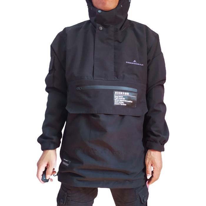Kicksoogar Jacket Outdoor Waterproof Winbreaker With Hood