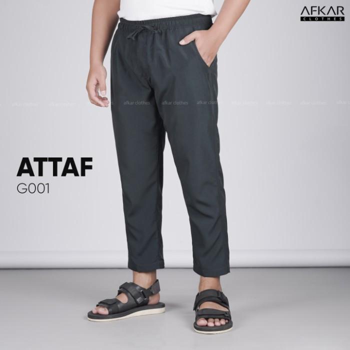 Celana Sirwal Pensil Afkar Pria Kasual Cingkrang Laa Isbal Attaf