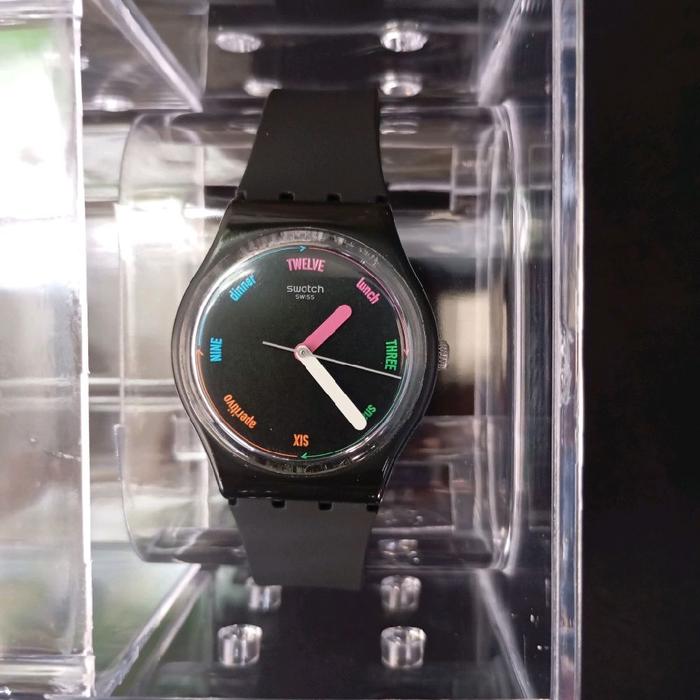 Jam Tangan Swatch Strapper Preloved Original