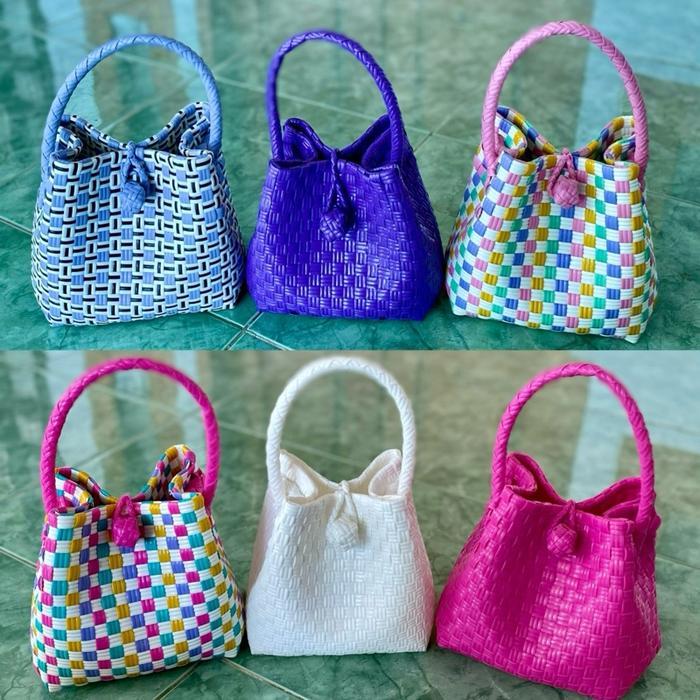 Paket 3pcs Tas Kubus Muat 2kg untuk Souvenir, Hampers, dan Tas Hajatan