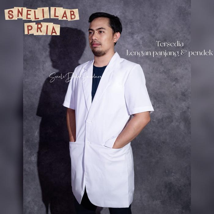 SNELI KOAS| JAS KOAS| BAJU KOAS| JAS LAB| PRIA LENGAN PENDEK/PANJANG Merk DUA SAUDARA 100% ORIGINAL