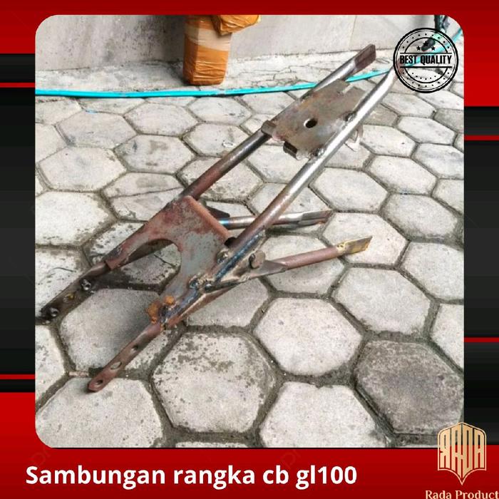 Buntutan rangka belakang cb gl100 standar bahan tebal presisi