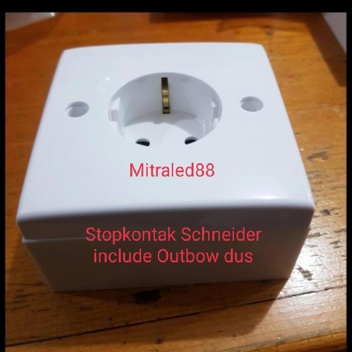 Stopkontak Clipsal Schneider Outbow/Colokan Stopkontak Classic Outbow