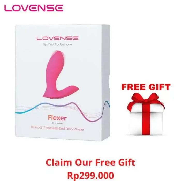 TERLARIS Lovense Flexer Insertable App-Controlled Dual Panties Vibrat / Lovense Wearble Panty Vibrat