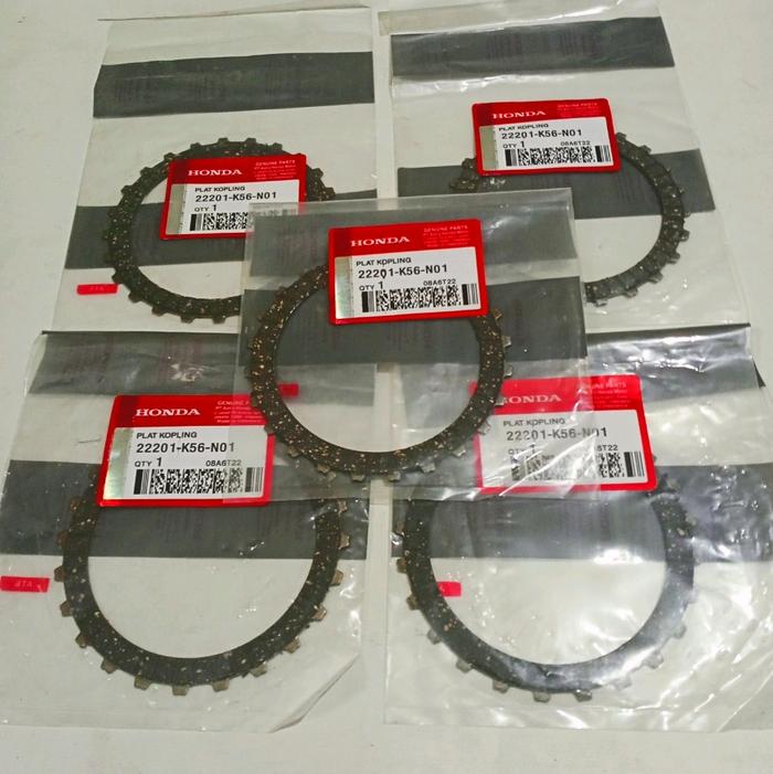 Kampas Kopling K56 Set 5pcs plat kampas kopling sonic 150 fi gtr 150 cb 150r led StreetFire Motor