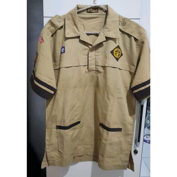 Preloved - Baju seragam atasan pramuka bet bordir bekasi untuk SD