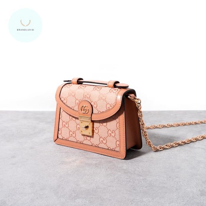 GUCCI OPHIDIA GG SUPREME MINI SHOULDER BAG