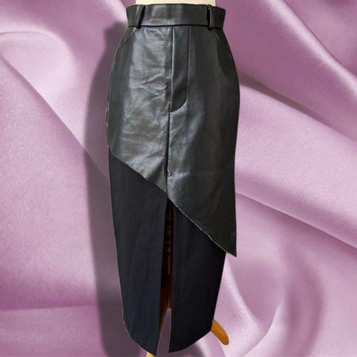 Maryalle Women Leather Skirt