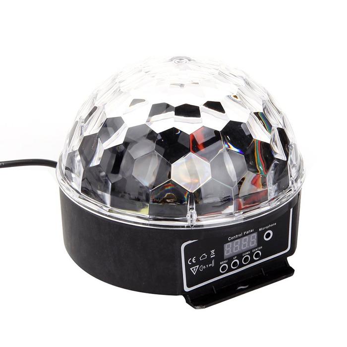 LED RGB Crystal Magic Ball Effect Light DMX Disco Dj Stage Light for