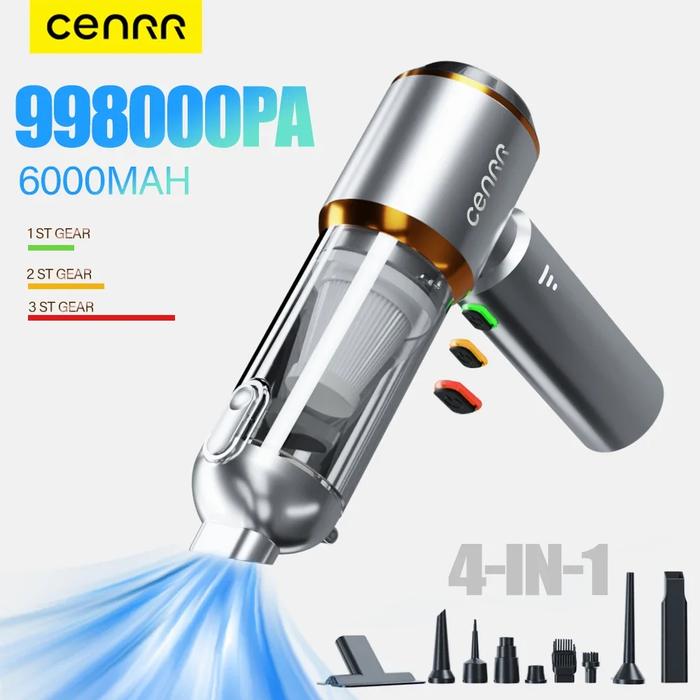 CENRR 998000PA Car Vacuum Cleaner Cordless Portable Handheld Vacuum
